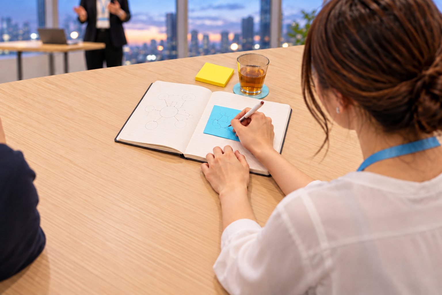 ゲストの話に耳を傾ける参加者