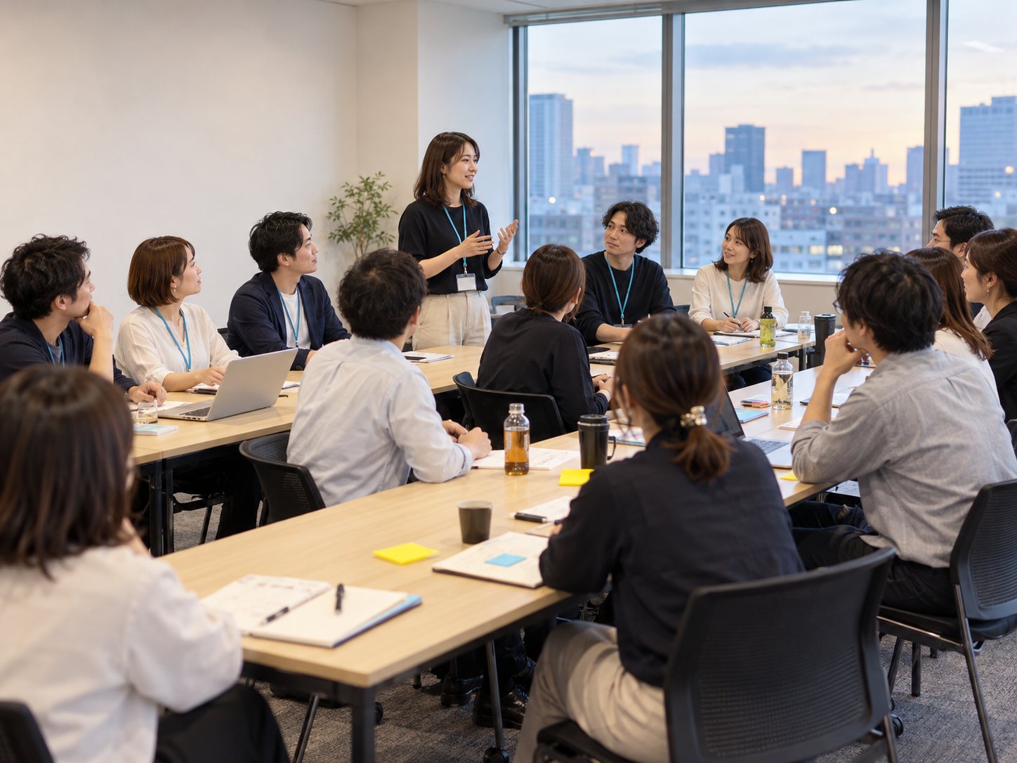 会のようす