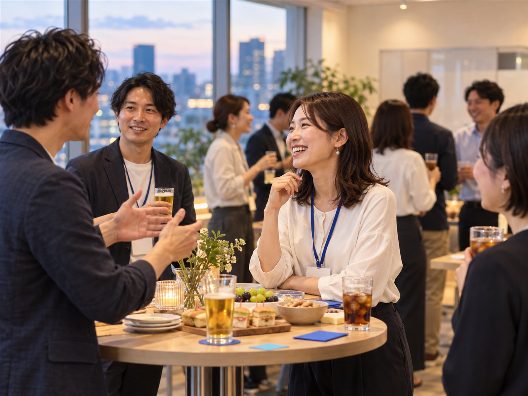 会のようす